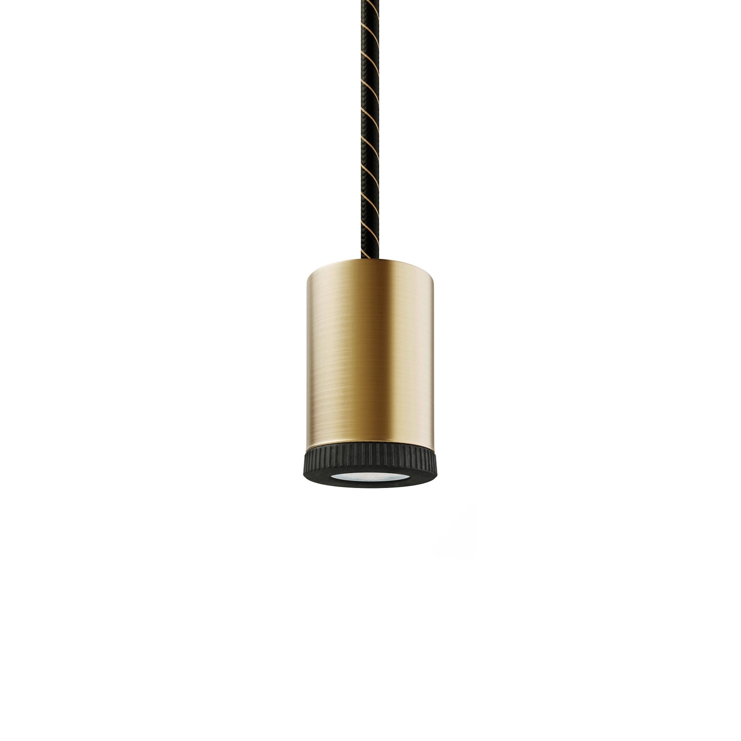 Bronze cylinder on sale pendant light