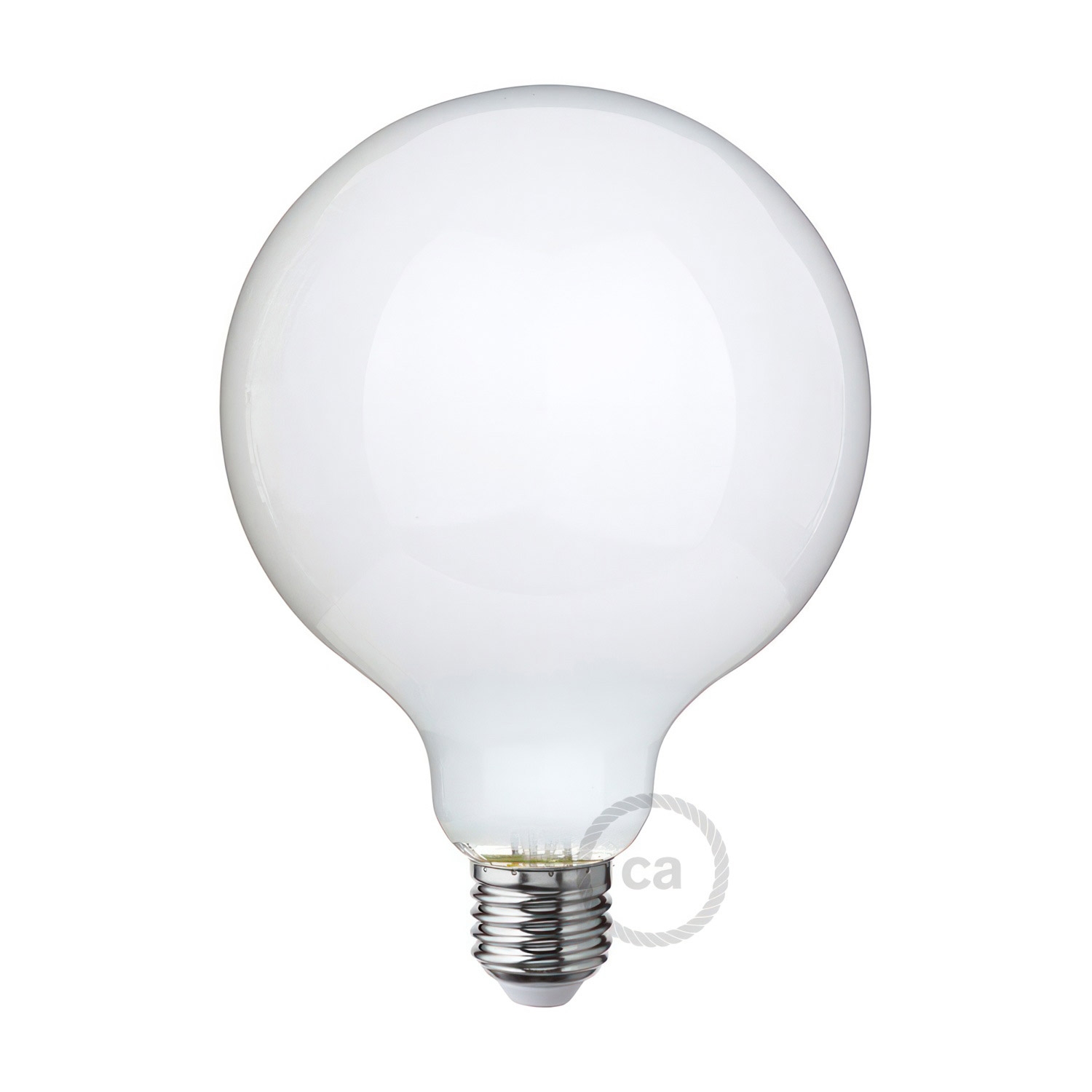 Ampoule LED, E27, Milky, Globes G125, blanc, 2700 k, 1250 lm, 360°, LED,  Ø12,5cm, H17cm - Girard Sudron - Luminaires Nedgis