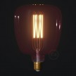 LED Light Bulb Bona Berry red, Pastel collection, straight filament 4W E27 Dimmable 2200K