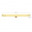 S14d LED linear GOLD 300 mm 8W 2000K