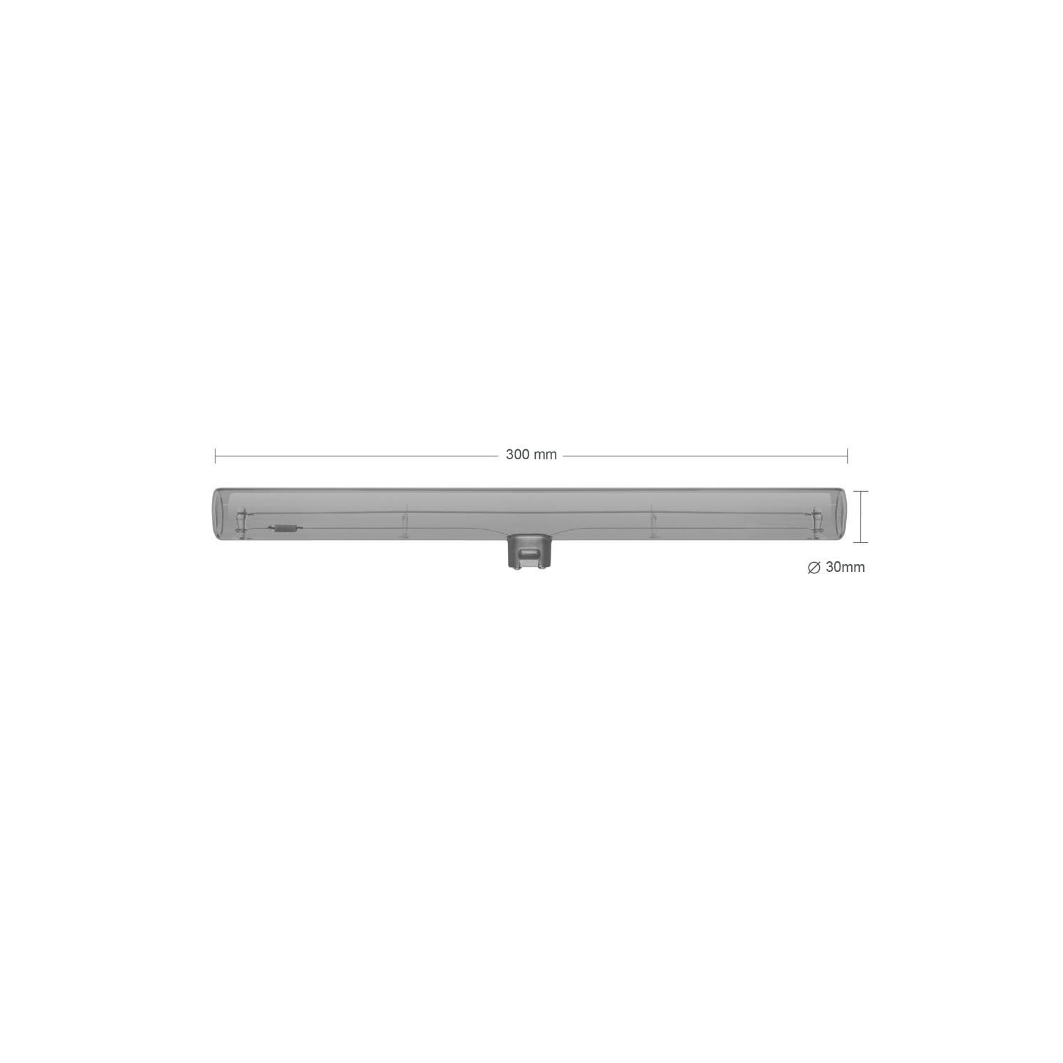 S14d LED linear SMOKE 300 mm 8W 2200K