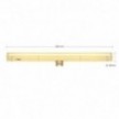 S14d LED linear GOLD 300 mm 6.5W 1900K