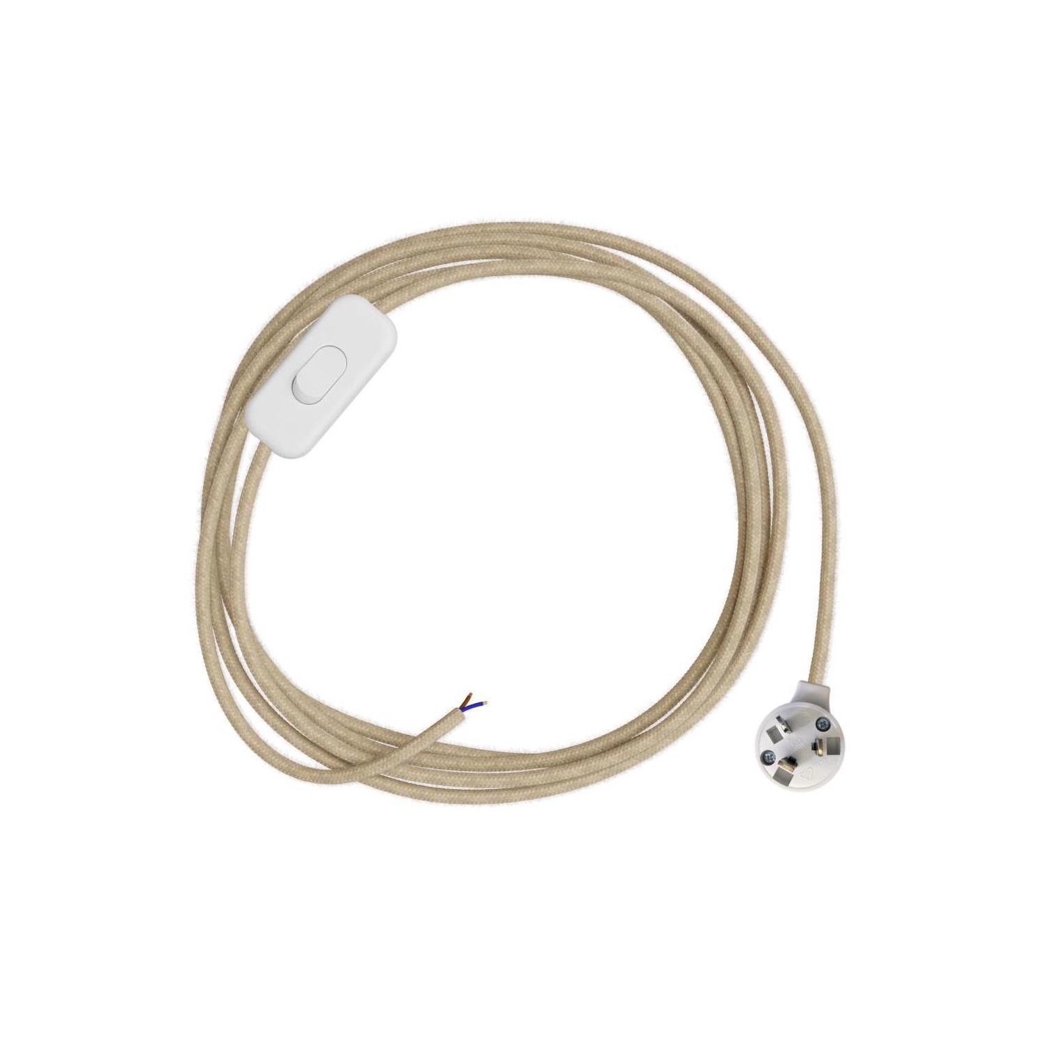 Table Lamp Wiring- 2core 1.8m White