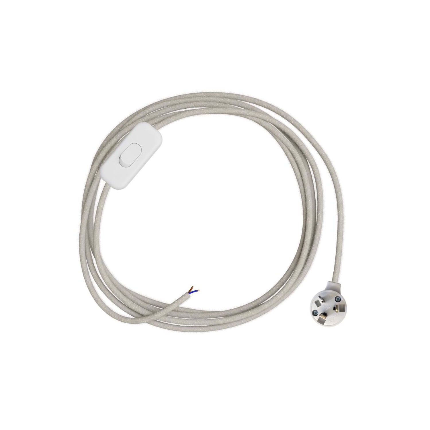 Table Lamp Wiring- 2core 1.8m White