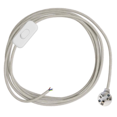 Table Lamp Wiring- 3core 1.8m White