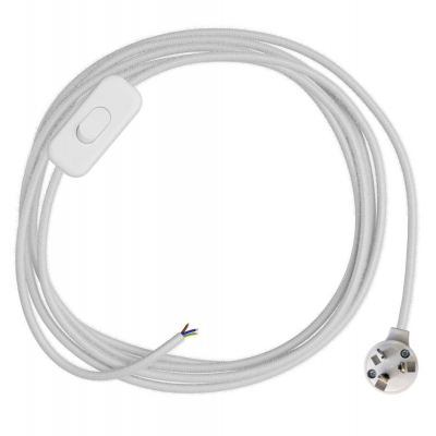Table Lamp Wiring- 3core 1.8m White