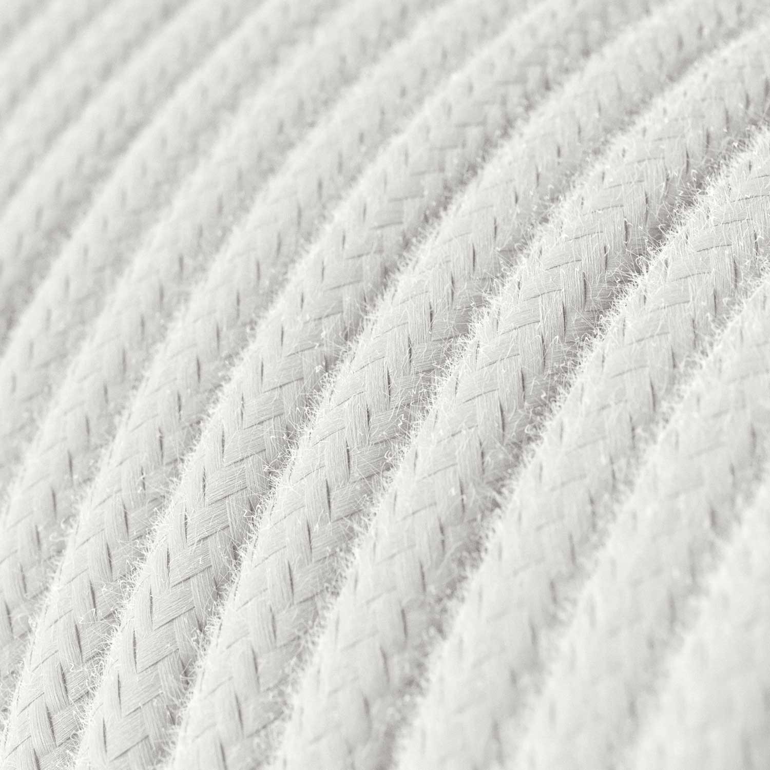 Ultra Soft silicone electric cable with Optical White cotton lining - RC01 round 2x0,75 mm