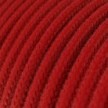 Ultra Soft silicone electric cable with Fire Red cotton lining - RC35 round 2x0,75 mm