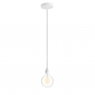 Pendant for your shade: Cylindrical White