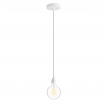 Pendant for your shade: Cylindrical White