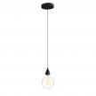 Pendant for your shade: Cylindrical Black