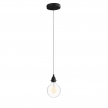 Pendant Light for Shade: Cylindrical Black