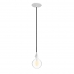 Pendant Light for Shade: Flush White