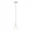 Pendant Light for Shade: Flush White