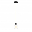 Pendant Light for Shade: Flush Black