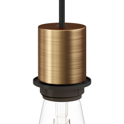 Pendant Light for Shade: Minimal Brushed Bronze