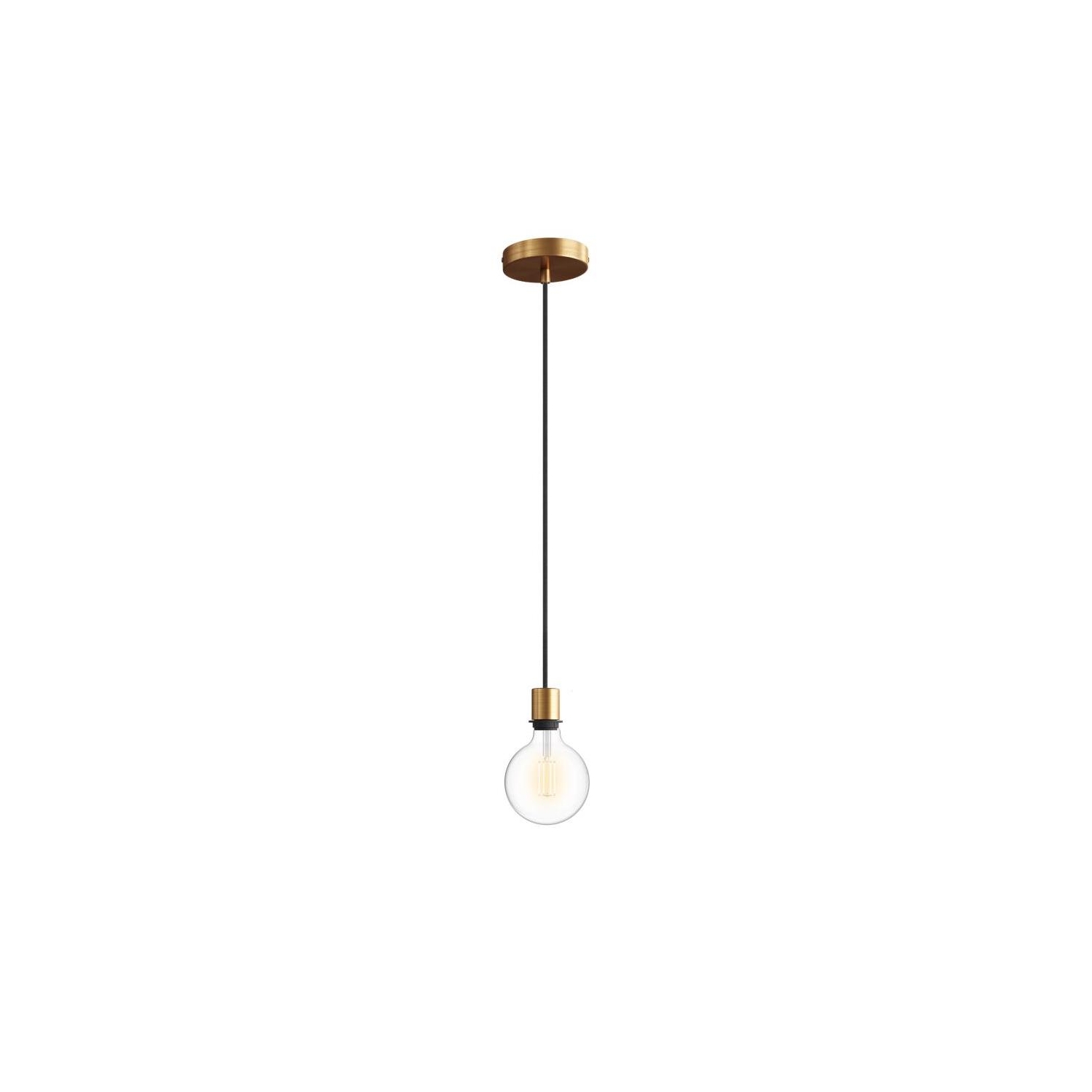 Pendant Light for Shade: Minimal Brushed Bronze