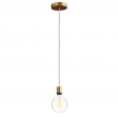 Pendant Light for Shade: Minimal Brushed Bronze