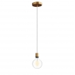 Pendant Light for Shade: Minimal Brushed Bronze