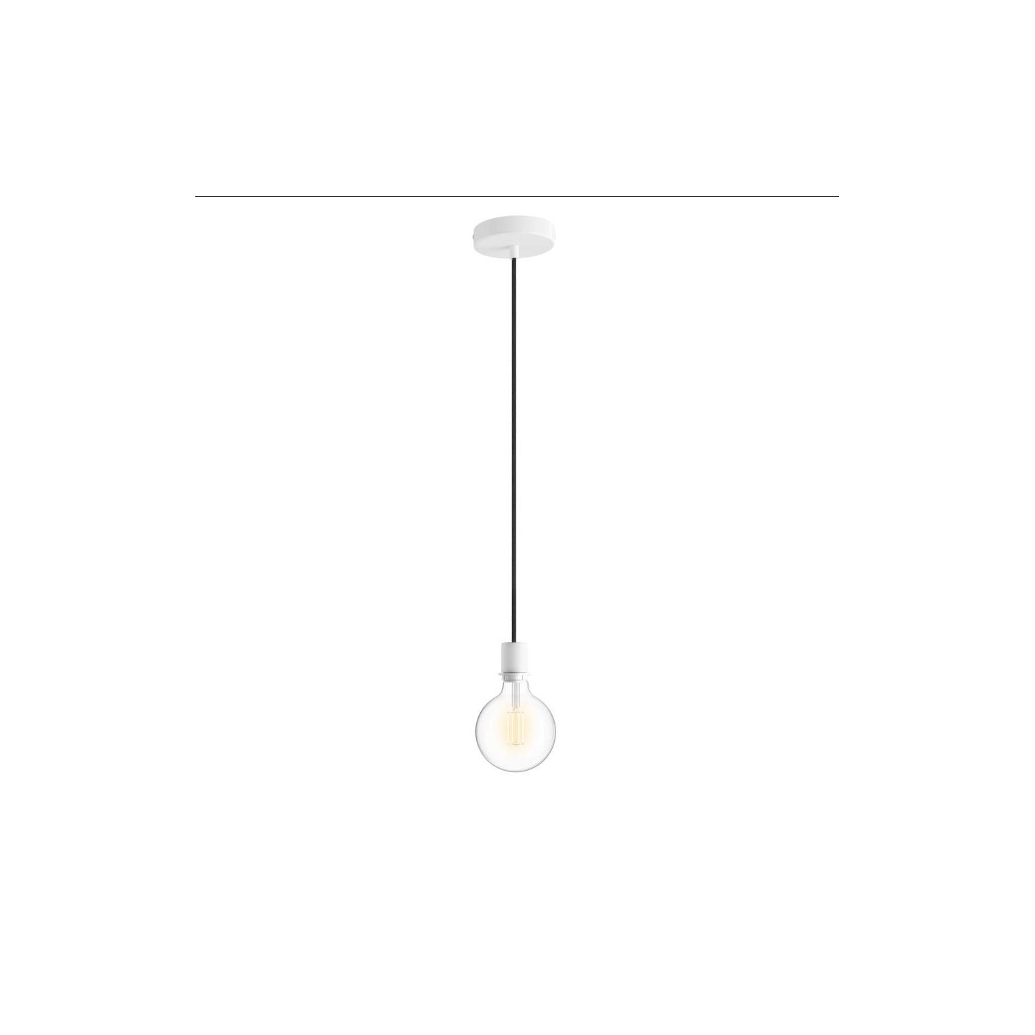 Pendant Light for Shade: Minimal White