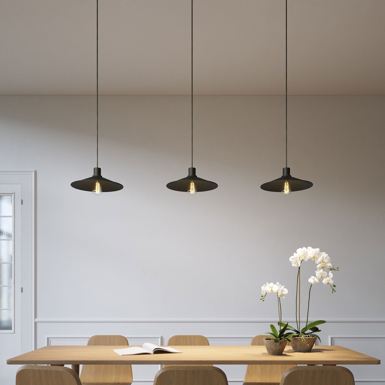 Pendant Light for Shade: Minimal Black