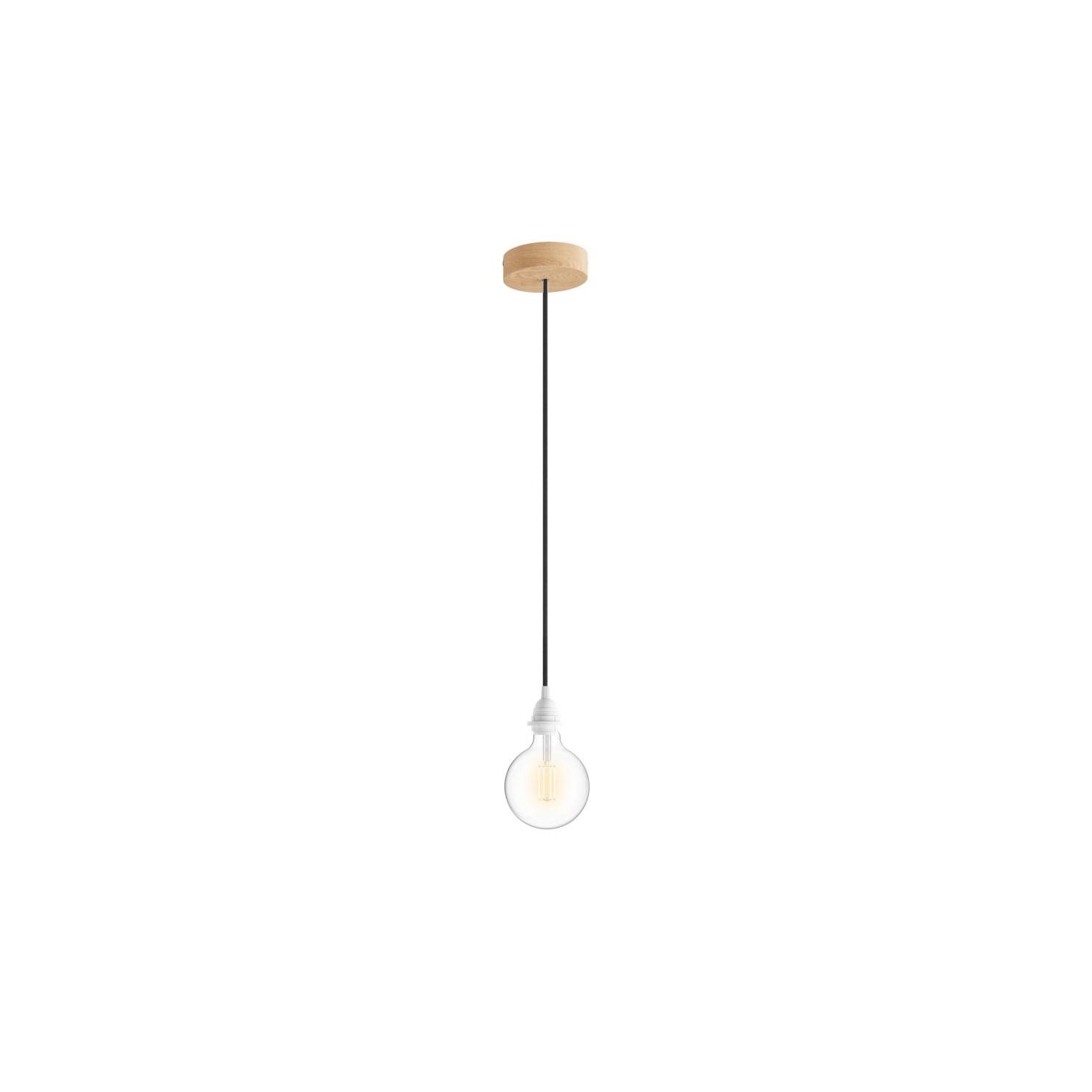 Pendant Light for Shade: Wood White