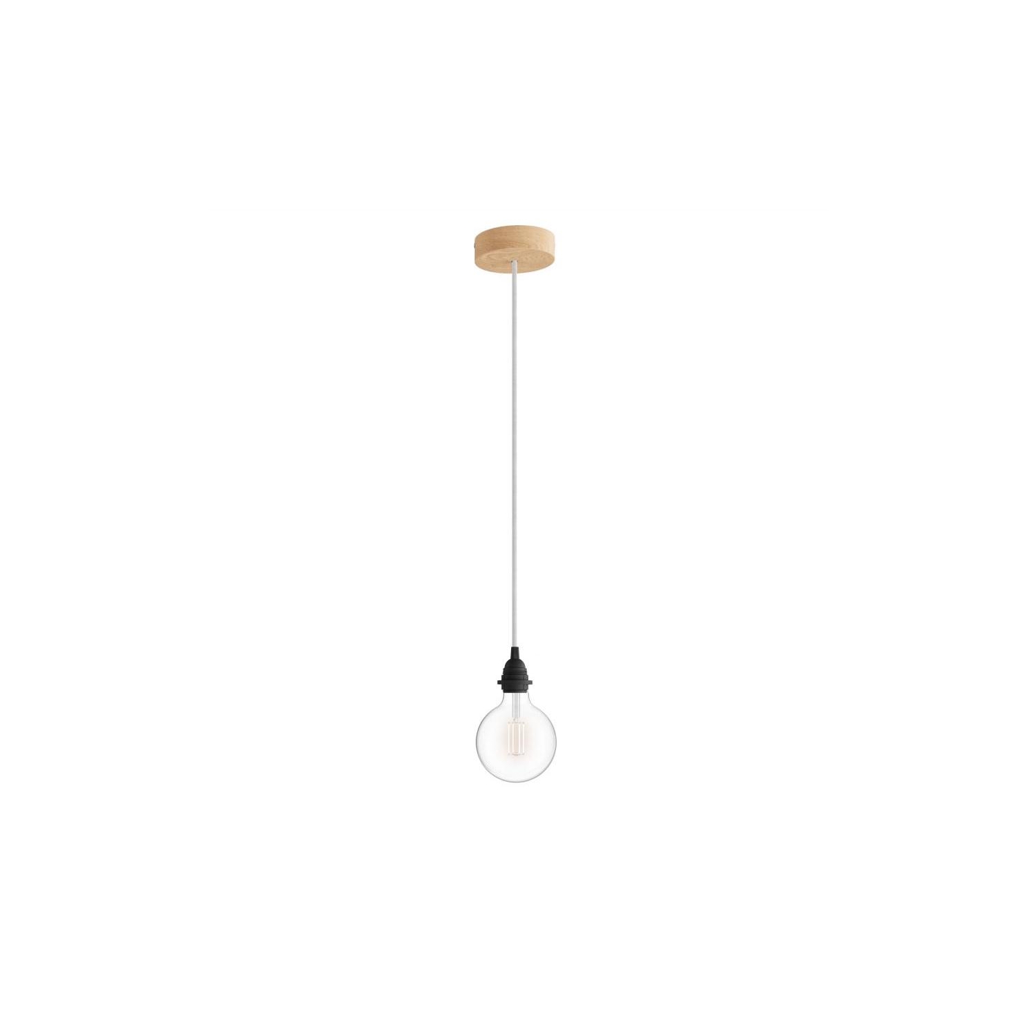 Pendant Light for Shade: Wood Black