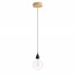 Pendant Light for Shade: Wood Black